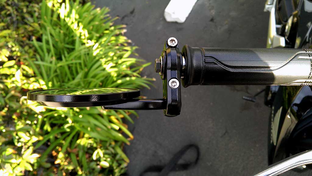 Bar End Mirrors with OEM Plug